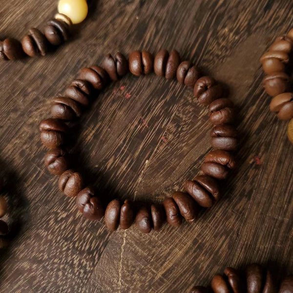 Handmade Basic Coffee Bean Bracelet