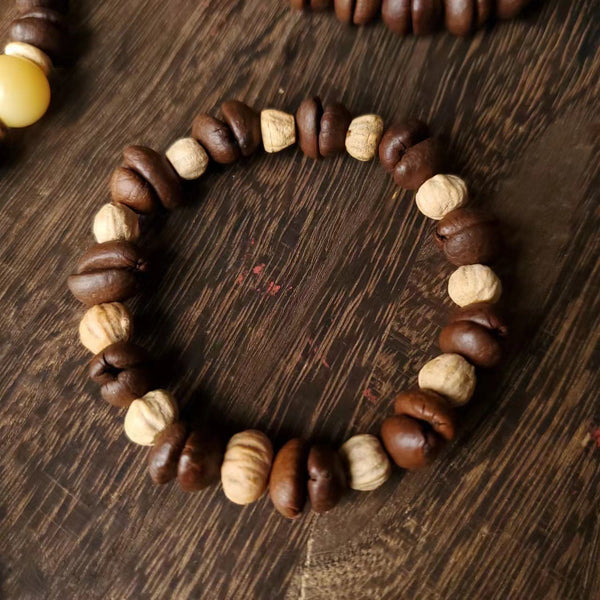 Handmade Cypress Seeds Coffee Bean Bracelet